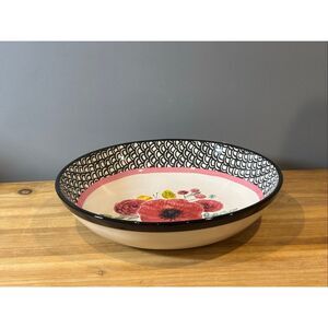 Certified International 13.5” POPPY serving bowl by Jennifer Wambach